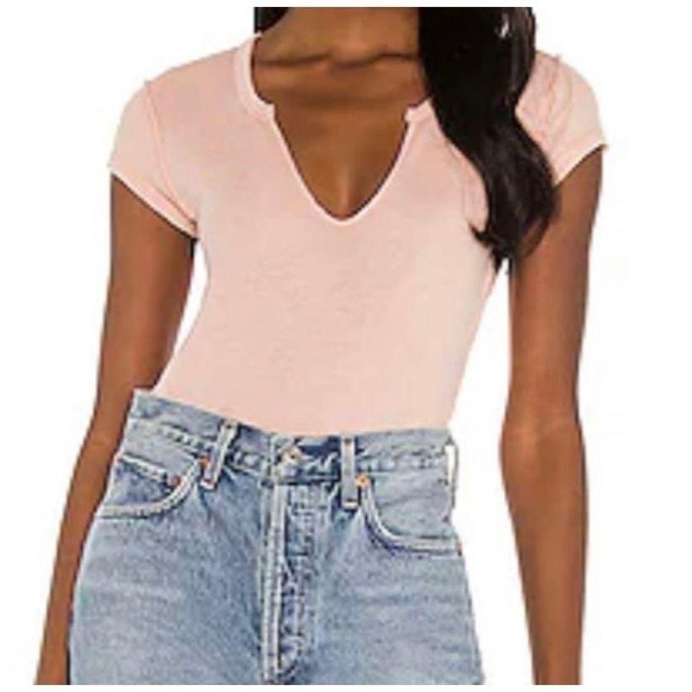 We The Free Blush V-Neck Short Sleeve Tee